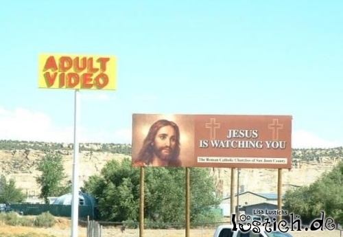 Jesus beobachtet dich Jesus beobachtet dich