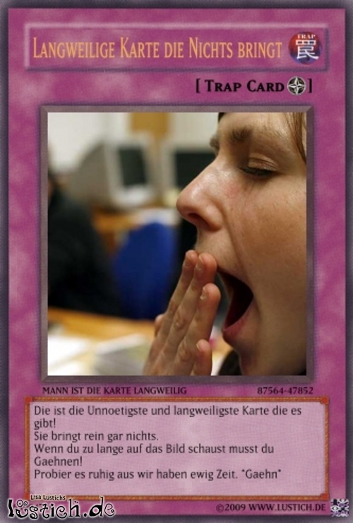 Langweiligste Yu-gi-oh Karte Langweiligste Yu-gi-oh Karte