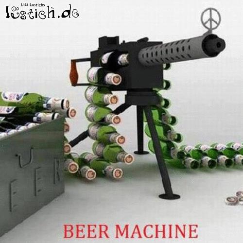 Bier Maschine Bild - lustich.de