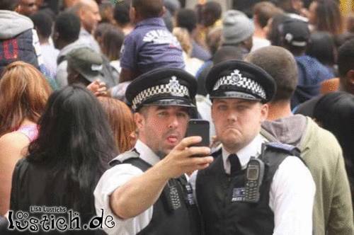 Polizei-Selfie