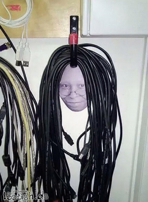 Kabel aufhängen