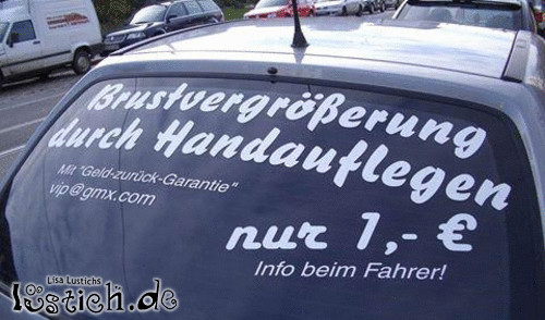 Brustvergrößerung für 1 Euro Brustvergrößerung für 1 Euro