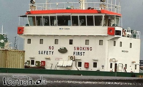 No Safety, Smoking First