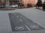 Fahrradweg zum Platz