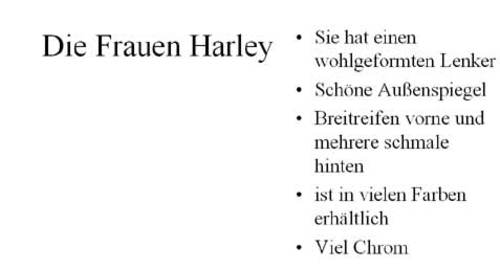 Harley für Frauen