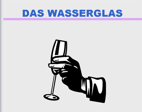 Das Wasserglas