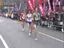 Marathonläufer biegt falsch ab