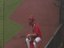 Baseballspieler haben Spaß